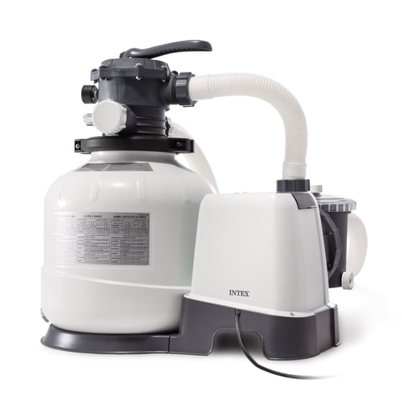 Intex SX2800 Krystal Clear Sand Filter Pump for Above Ground Swimming Pools: 2800 GPH Pump Flow Rate