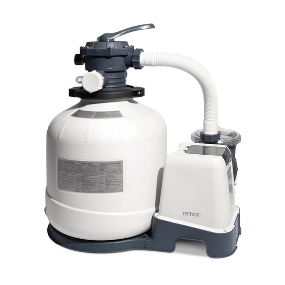 Intex 26651EG 3,000 GPH Above Ground Pool Sand Filter Pump with Auto Timer