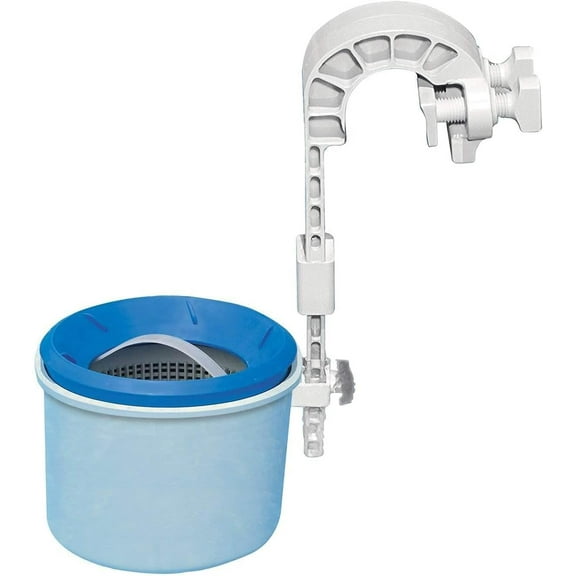Intex 28000E Wall-Mounted Swimming Pool Surface Automatic Skimmer w Removeable Skimmer Basket