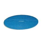 Intex: Solar Pool Cover - 16ft Round - Blue, Polyethylene, Insulates Water, Reduce Evaporation, Keep Debris Out, Above Ground Swimming Pool Accessory