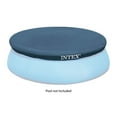 thumbnail image 1 of Intex 28020E 7.3 Feet Easy Set Swimming Pool Debris Vinyl Cover Tarp, Blue, 1 of 4
