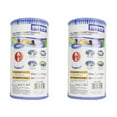 thumbnail image 1 of Intex 29000E Pool Easy Set Type A Replacement Filter Pump Cartridge, (2 Pack), 1 of 9
