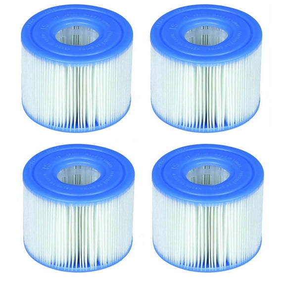 Intex 29001E PureSpa Type S1 Easy Set Pool Filter Cartridges (4 Filters)