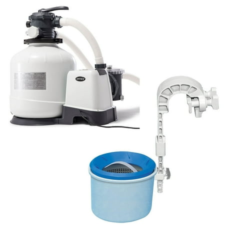 Intex 3000 GPH Pool Sand Filter Pump with Timer and Automatic Skimmer price history and forecast - Intex 26651EG + 28000E
