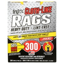 Intex Nw-00454-75 Cloth-Like Wiping Rags, Fiber Blend