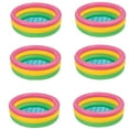 thumbnail image 1 of Intex 34in x 10in Sunset Glow Soft Inflatable Baby/Kids Swimming Pool (6 Pack), 1 of 5