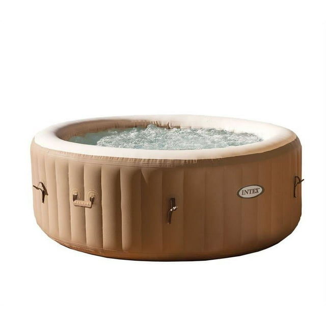 Intex 4-Person PureSpa Bubble Massage Inflatable Hot Tub Spa