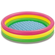 Intex 4 10"x 13" Inflatable Sunset Glow Colorful Backyard Kids Swimming Pool