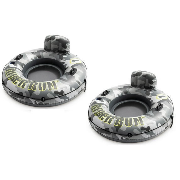 Intex 56835EP Camo River Run 53-Inch Inflatable Tube - 2 Pack