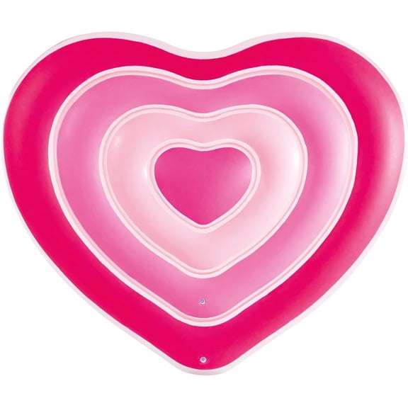 Intex Sweetheart Inflatable Pool Float (61"x53"), Fun Heart-Shaped Water Float for Pool, Beach, & Lake - Durable Design for Relaxing and Floating - Summer Water Float - Gift for Girlfriend (58727EP)