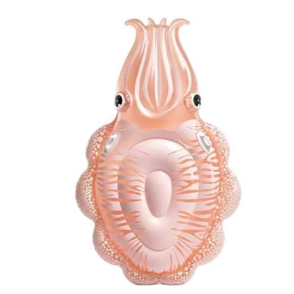 Intex Cuttlefish Inflatable Pool Float (75"x46"), Fun Ocean-Themed Water Float for Pool, Beach, & Lake Use, Durable Construction for Relaxing and Fun - Summer Fish Water Float (58731EP)