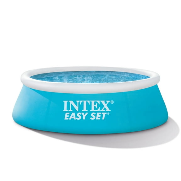 Open Box Intex 6' x 20" Easy Set Inflatable Swimming Pool - Aqua Blue (2 Pack)