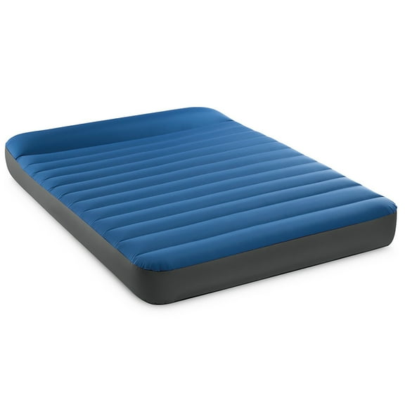 Intex: Dura-Beam: TruAire Pillow Mat - Full - 8.5" Inflatable Air Mattress, QuickFill USB Pump, Puncture-Resistant Fiber-Tech, Carry Bag, 600lb Cap