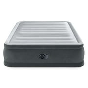 Intex 64413ED Elevated Dura Beam Fiber Tech Airbed with Built in Pump, Queen