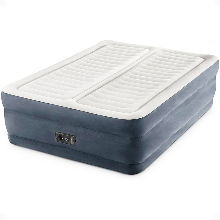 Intex King Size Airbed with Deluxe Dual Zone and Fast Fill