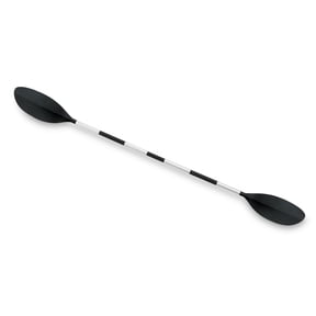 Intex 69629E 86" Lightweight Aluminum Double Oar Inflatable Kayak Paddle, Black