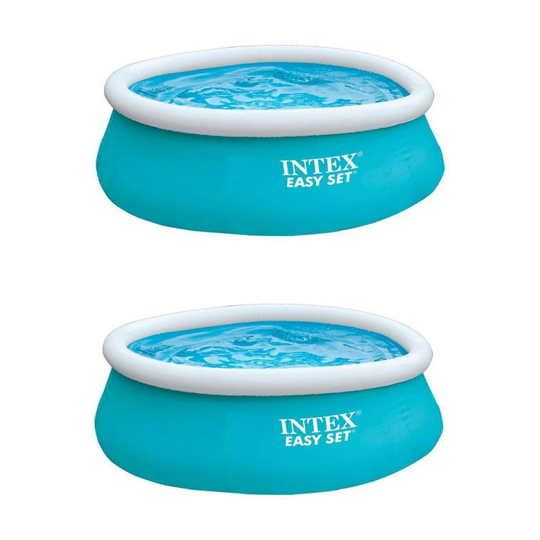 Intex 6ft Easy Set Inflatable Pool, Quick Family Setup