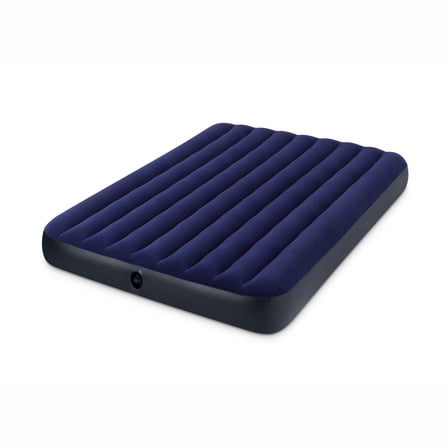 Intex 8.75" Classic Downy Inflatable Airbed Mattress, Queen