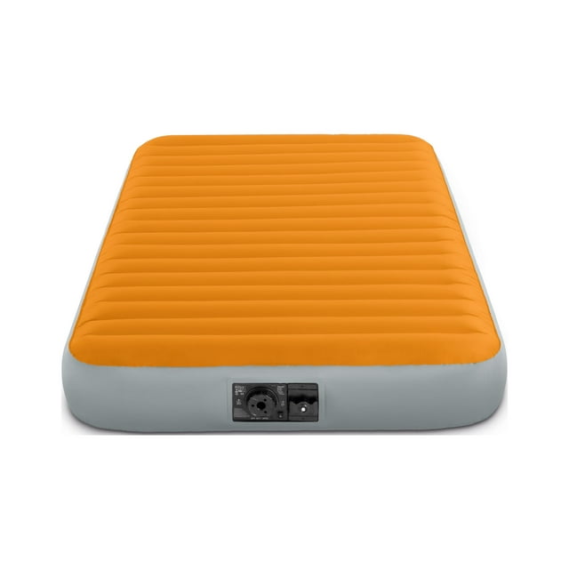 Intex Twin SuperTough Inflatable Airbed with BuiltIn Battery Pump