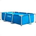 thumbnail image 1 of Intex 86" x 23" Rectangular Frame Above Ground Outdoor Splash Swimming Pool, 1 of 8