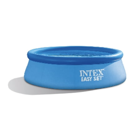 Intex 8ft x 30in Easy Set Inflatable Above Ground Swimming Pool, Round (No Pump)
