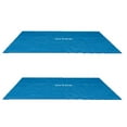 thumbnail image 1 of Intex 9 x 18 Foot Rectangular Solar Frame Set Swimming Pool Cover (2 Pack), 1 of 9