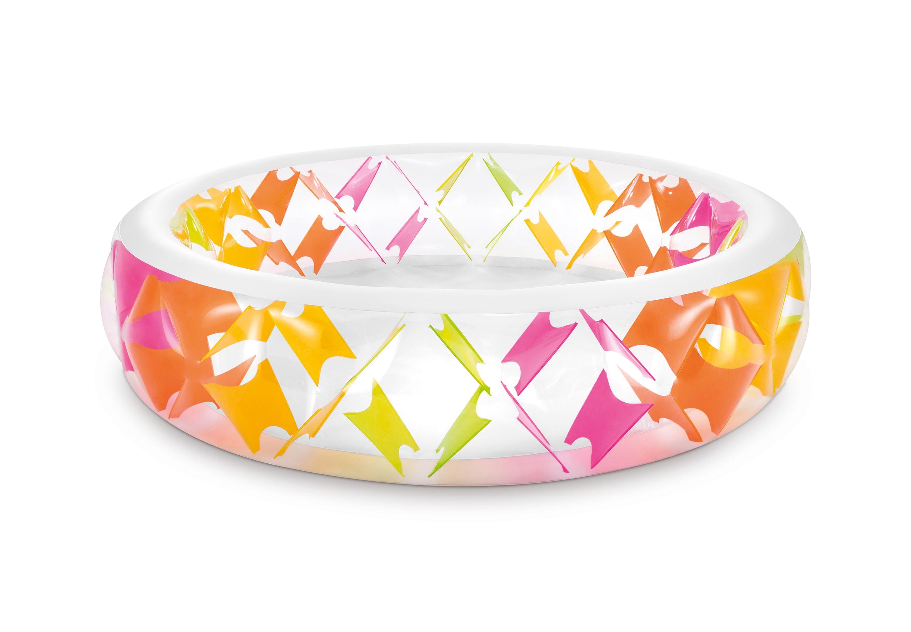 Intex 90" Multicolor Inflatable Round Pool with Pump