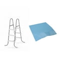 thumbnail image 1 of Intex Above Ground Steel Frame Swimming Pool Ladder + Pool Ladder Step Pad, 1 of 8