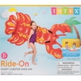 thumbnail image 1 of Intex Friendly Lobster Giant Inflatable Swimming Pool Ride-On Raft | 57528EP, 1 of 2