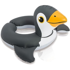 Intex 30" x 21.5" Animal Split Ring Kid's Pool Float Weight Limit Ages 3-6 - One Random Animal Design