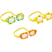 Intex Fun Swim Goggles Adjustable - 1 Piece, Multicolor, Plastic, Adult