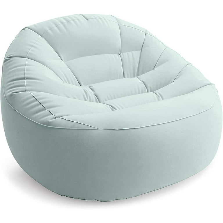 Intex Beanless Bag Inflatable Chair 44 X 41 X 29 Mint Blue