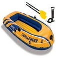 thumbnail image 1 of Intex Challenger 2, 2 Person Inflatable Raft with Oars & Air Pump, 1 of 6