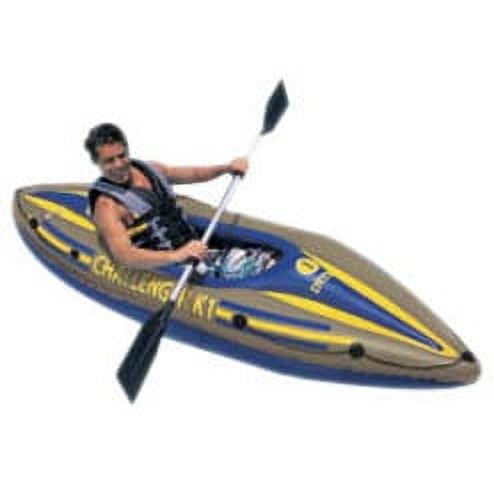 and Intex Challenger Inflatable Pump Set Paddles with Kayak K1