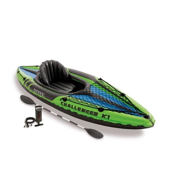 Intex Challenger K1 Sport Kayaks (Inflatable Kayak, Green)