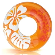Intex 36 Inch Colorful Transparent Inflatable Swimming Pool Ring Float