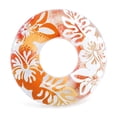 thumbnail image 1 of Intex 36 Inch Colorful Transparent Inflatable Swimming Pool Ring Float, 1 of 9