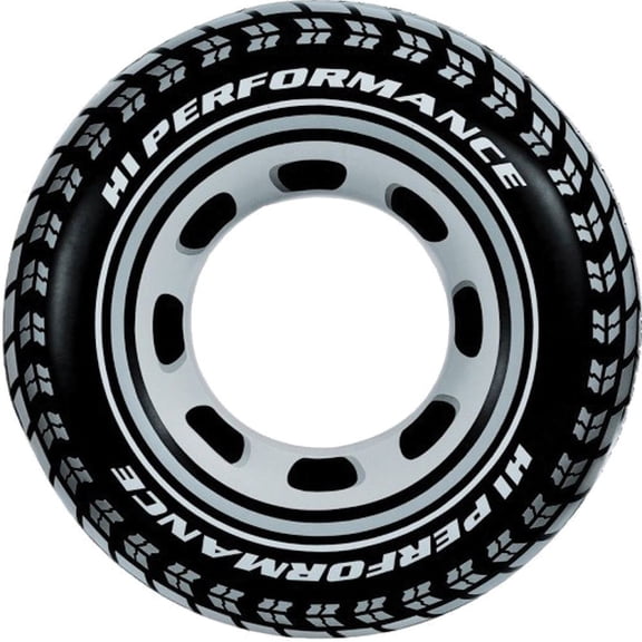 Intex 36" Giant Black Tire Swim Tube, Ages 9+, Max Weight 132 lbs