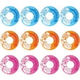 thumbnail image 1 of Intex Colorful Transparent Inflatable Swimming Pool Tube Raft (12 Pack) 59251EP, 1 of 5