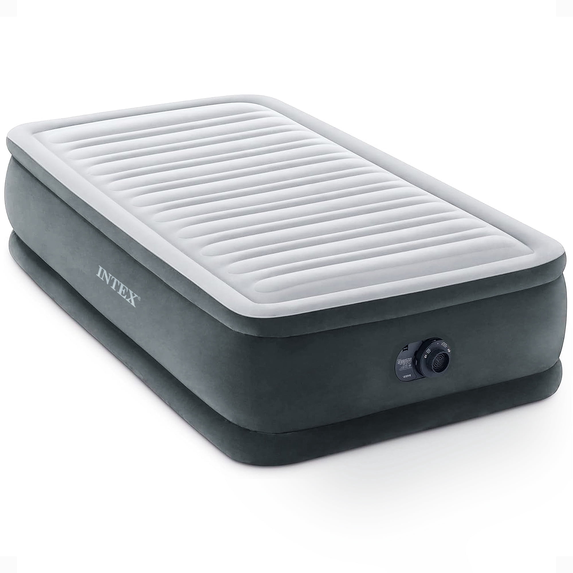 toshi【未使用品】INTEX DURA-BEAM DELUXE Intex, Comfort Deluxe Dura-Beam Plush Twin Airbed with Built-In