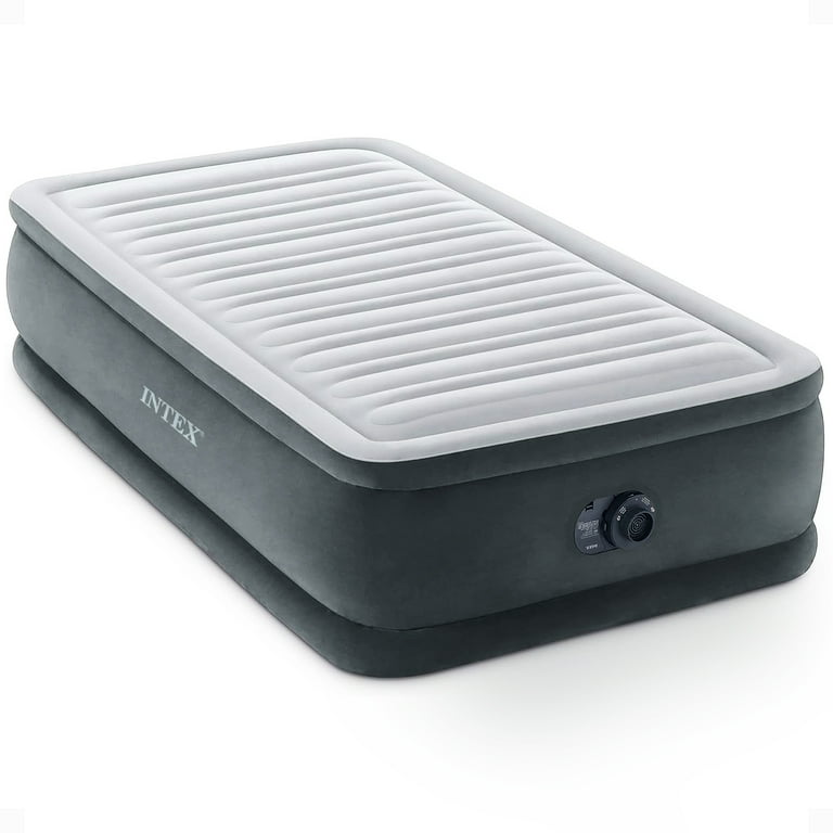 Intex Twin Size Deluxe Inflatable Plush Dura-Beam Airbed