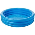 thumbnail image 1 of Intex Cryatsal Blue Inflatable Kiddie Pool 45" x 10", 1 of 2