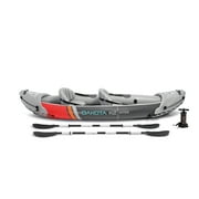 Intex Dakota K2 2 Person Vinyl Inflatable Kayak with Oars and Pump (For Parts)