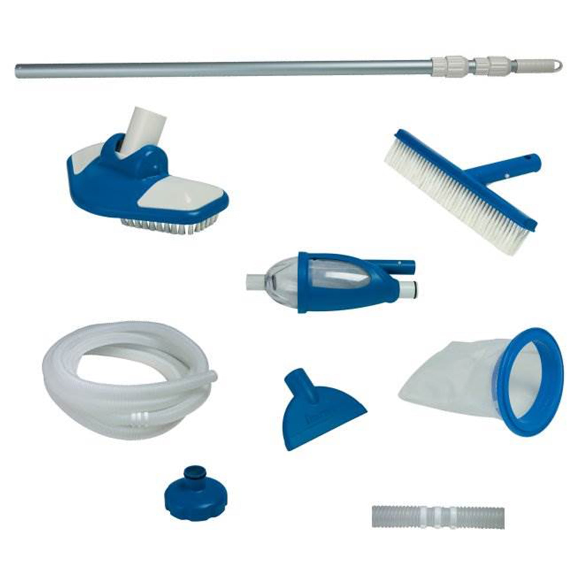 Intex Deluxe Cleaning Maintenance Swimming Pool Kit with Vacuum & Pole