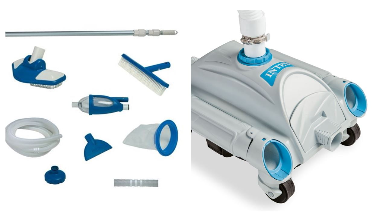 Intex Deluxe Pool Maintenance Kit for Use with 18' Diameter or Larger Pools and Automatic Above