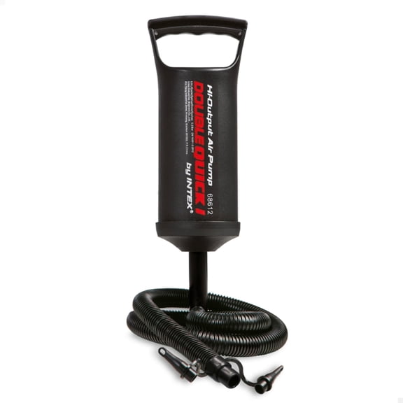 Power Systems Hi-Output Air Pump Double Quick by Intex, Red/Black