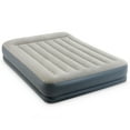 thumbnail image 1 of Intex: Pillow Rest Airbed - Queen - 12" Inflatable Air Mattress, Built-In Pump & Pillow, Mid-Rise, Fiber-Tech, Velvety Surface, 600lb Cap, 64117ED, 1 of 18
