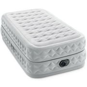 Intex Dura-Beam Deluxe 20 Raised Air Mattress with Built-in Pump, Twin