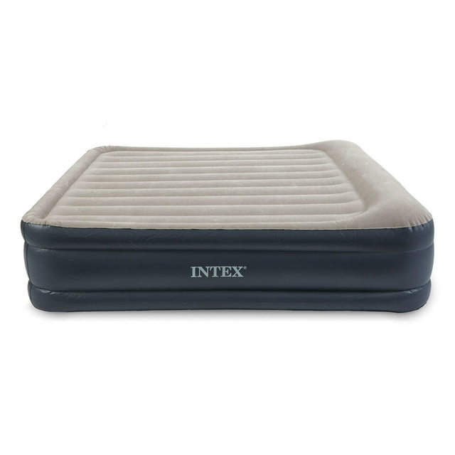 Intex Dura Beam Deluxe Raised Blow up Air Mattress Bed with Built in