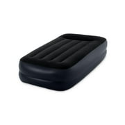 Intex Dura-Beam Pillow Rest Air Mattress Bed w/ Internal Pump, Twin
